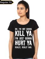 Hurt You Bad Suicide Squad Black Girls T-Shirt