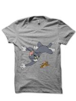 Tom & Jerry Grey Tee