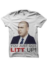 Louis Litt White Tee