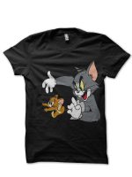 Tom & Jerry Black Tee