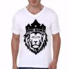 Rajput White V Neck Tee