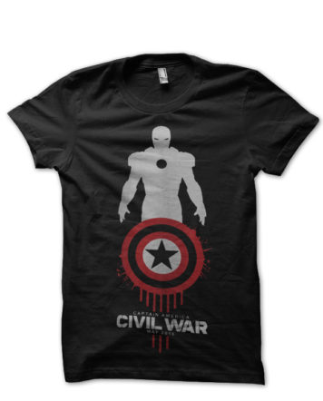 Civil War Black Tee