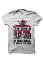 Deadpool White Tee