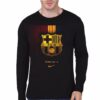 FC Barcelona Black Full Sleeve T-Shirt