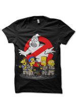 Homer Ghostbusters Black T-Shirt