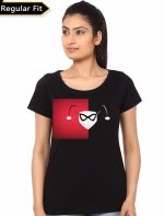Harley Quinn Girl's Black T-Shirt
