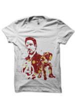 Iron Man White Tee