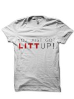 Litt Up White T-Shirt