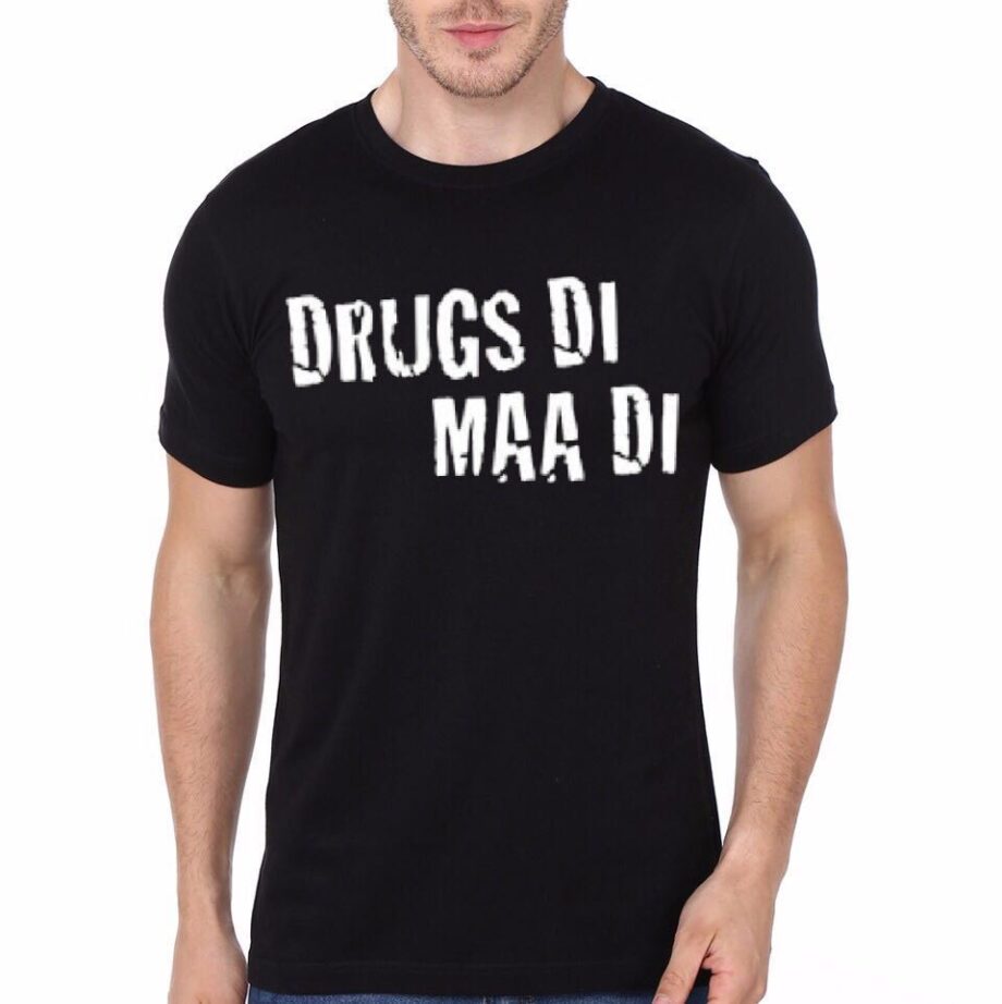 Drugs Black Tee