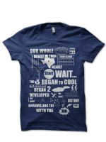 Big Bang Theory Navy Blue Tee