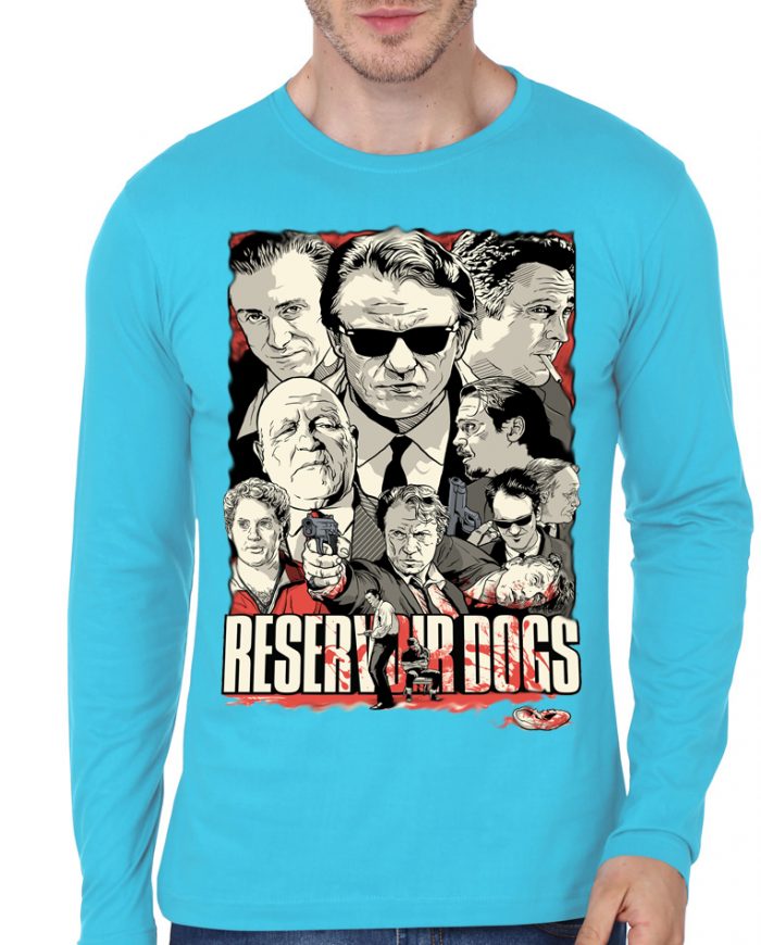 Fight Club Light Blue Full Sleeve Tee