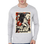 Fight Club Grey Full Sleeve Tee