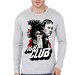 Fight Club Grey Full Sleeve Tee