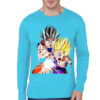 Goku And Gohan Light Blue Full Sleeve T-Shirt