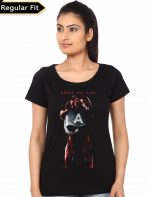 Civil War Girl's Black T-Shirt