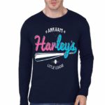 Harley Quinn Full Sleeve Navy Blue T-Shirt