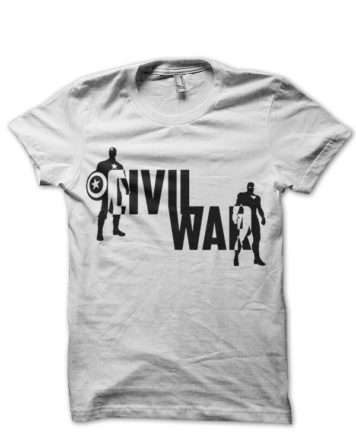 Civil War White Tee