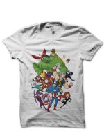Avengers White Tee