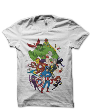 Avengers White Tee