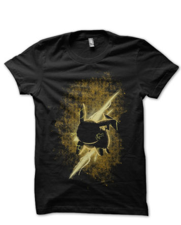 Pikachu Black Tee