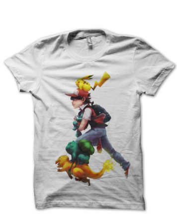 Pikachu White Tee