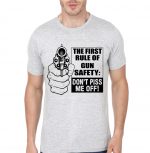 Gun Safety Grey T-Shirt