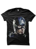 Captain America Black Tee