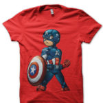 Captain America Red Tee