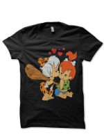 Flintstones Black Tee