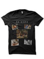 Friends Pics Black T-Shirt