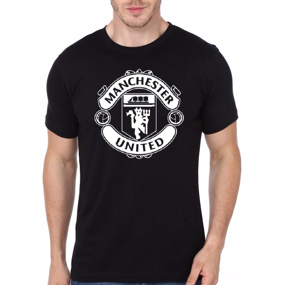 Menchester United Black T-Shirt