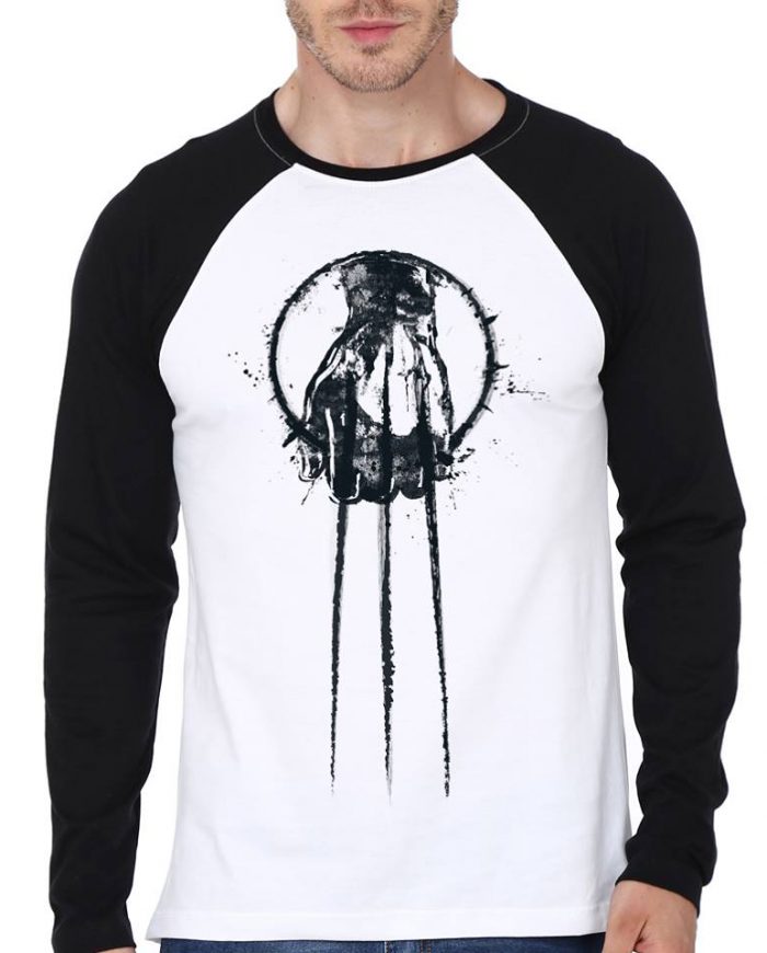 Hand Of Wolverine Raglan T-Shirt