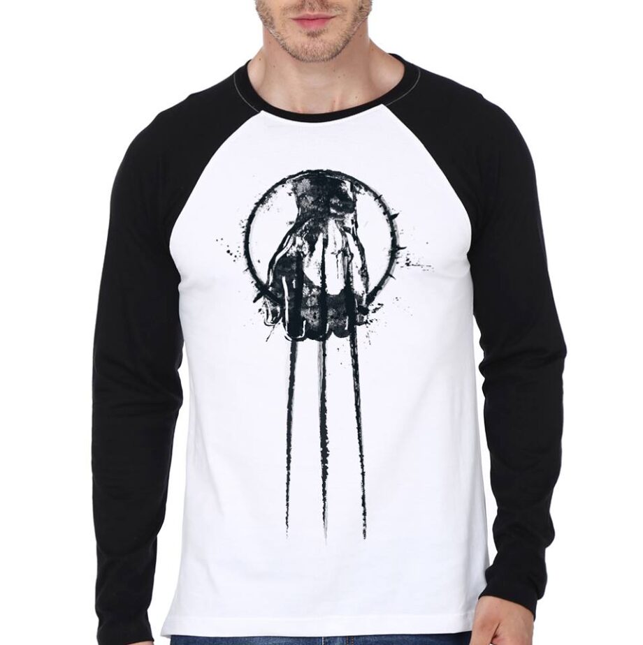 Hand Of Wolverine Raglan T-Shirt