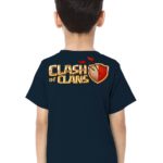 Clash Of Clans Navy Blue Kids Unisex T-Shirt
