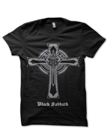 Cross Sabbath Logo Black T-Shirt
