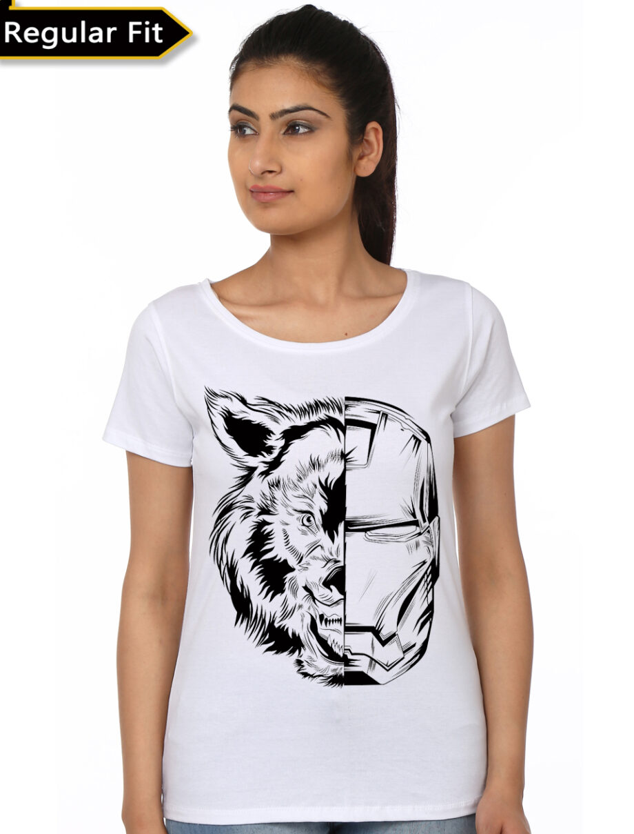 Iron Wolf Girls Black T-Shirt