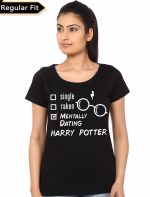 Harry Potter Girl's Black T-Shirt