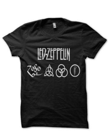 Leg Zepplin Black T-Shirt