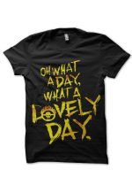 Lovely Day Black T-Shirt