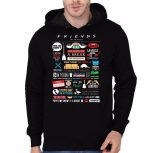 Friends Black Hoodie