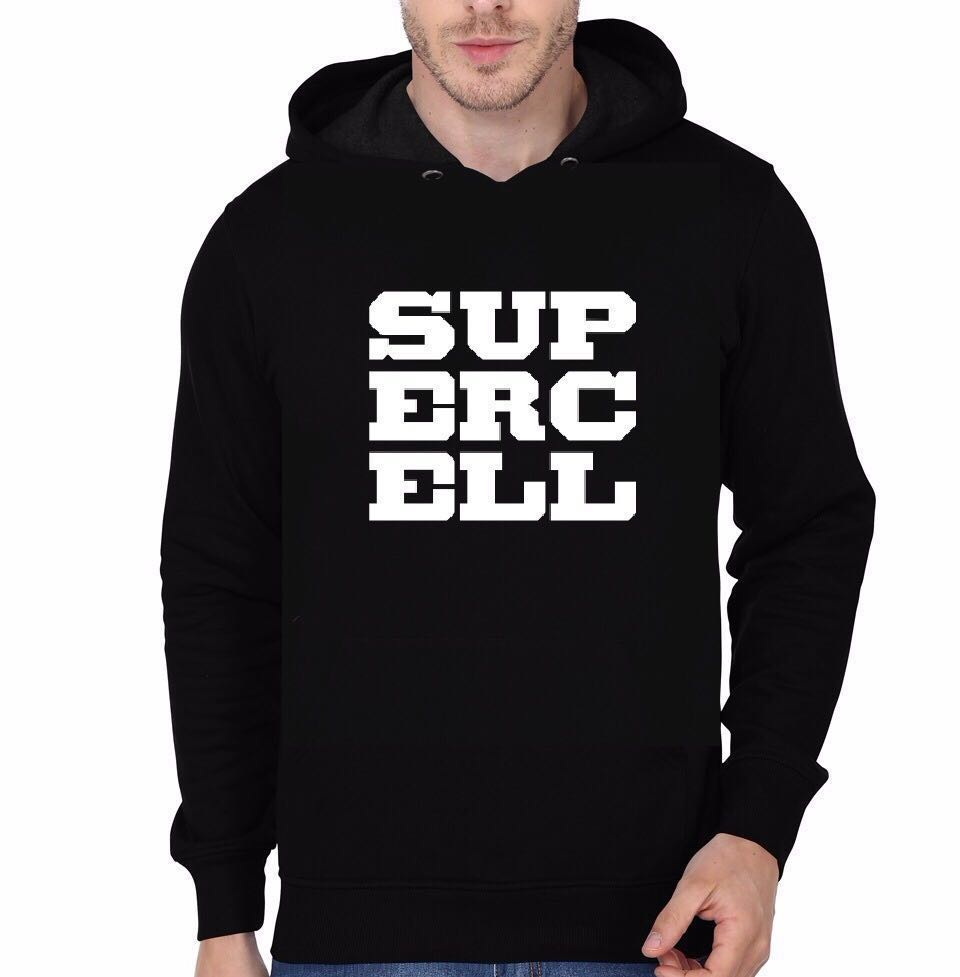 Supercell Black Hoodie | Shark Shirts