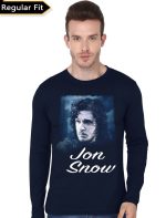 Jon Snow Navy Blue Full Sleeve Tee