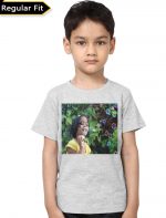 Custom Kid Grey Unisex Tee