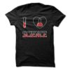 I Like Science Black T-Shirt