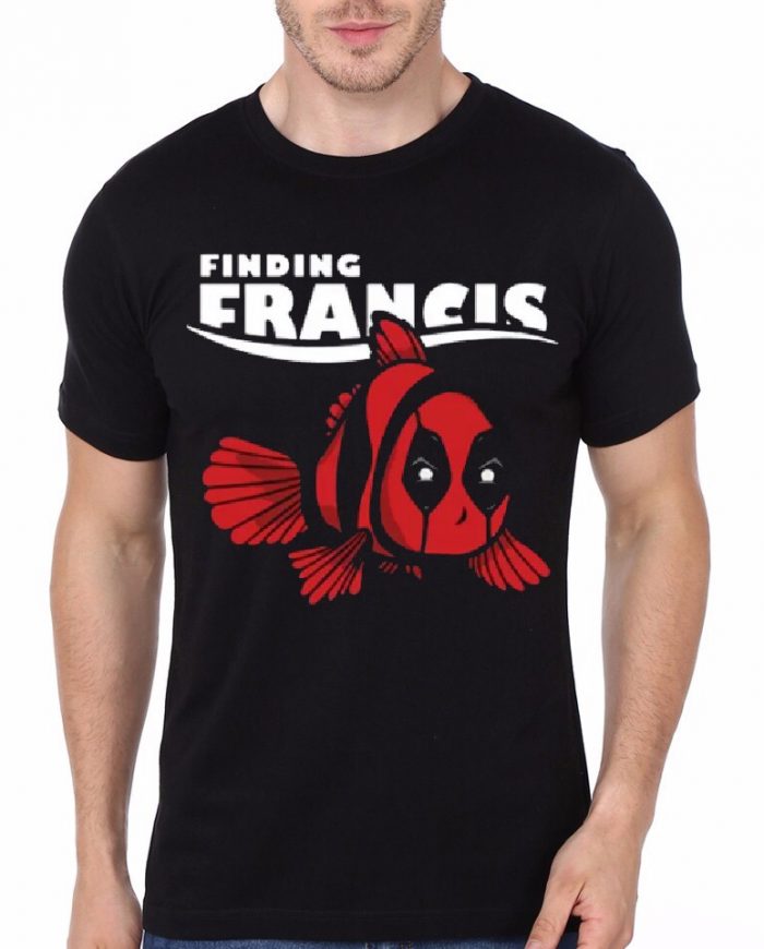 Finding Francis Deadpool Black T-Shirt