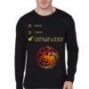 Targaryen Love Black Full Sleeve Tee