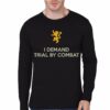 Trial By Combat Black Full T-Shirt