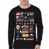 Friends Black Full Sleeve T-Shirt