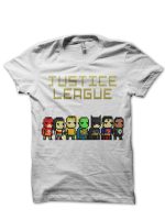 Justice League White T-Shirt