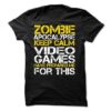 Video Games Black T-Shirt